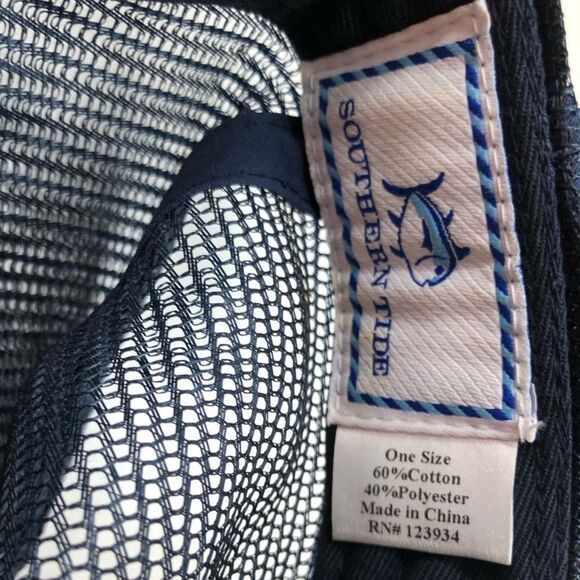 Southern Tide Tan Corduroy Cap with Blue Mesh, One Size - Never Worn - Picture 3 of 3